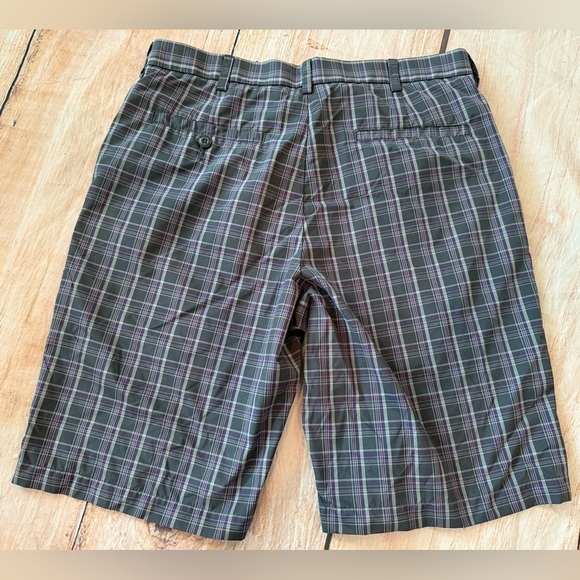 Ben Hogan Shorts Mens Size 32 Chino Pockets Golf Lightweight Outdoors Plaid - Picture 5 of 8